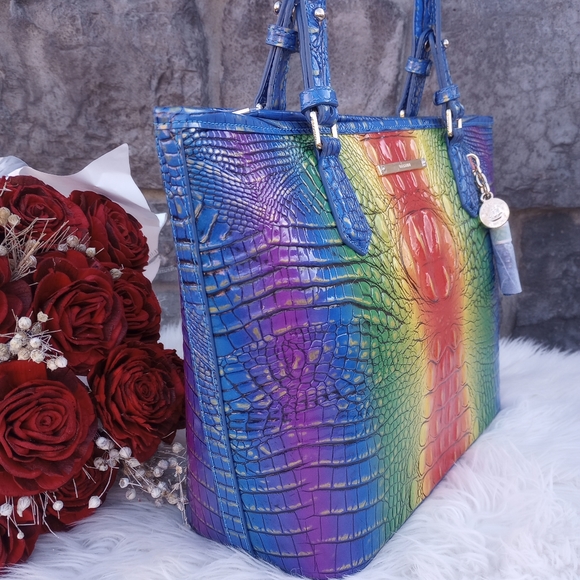 Brahmin Popsicle Ombré Melbourne Medium Asher Shoulder Bag - Picture 7 of 12